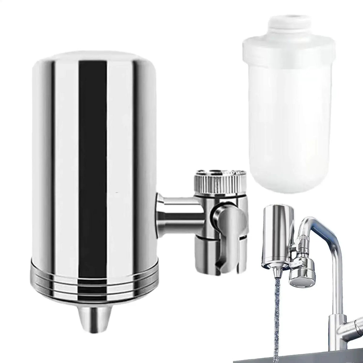 🚨Gran lanzamiento  Purificador AquaSilver™ de Acero Inoxidable