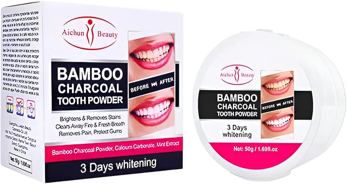 Blanqueador Dental de Lujo con Carbón Activado – Sonrisa Radiante en 3 Días + Aliento Fresco