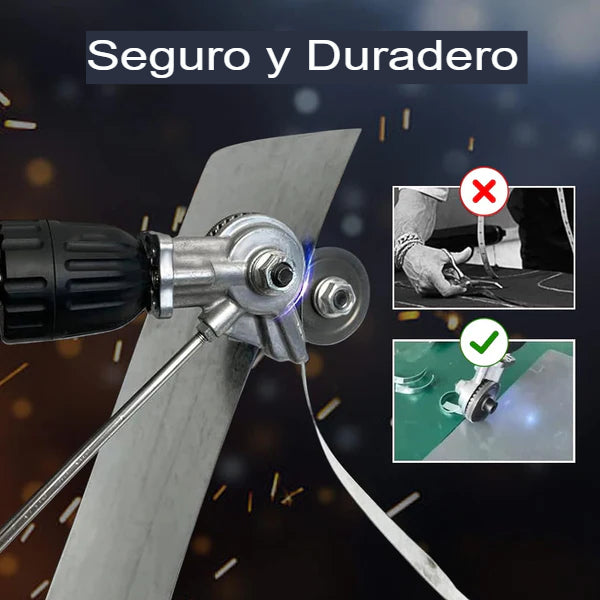 Cortador de Metal de Alta Precisión para Taladro + Obsequio Exclusivo🎁