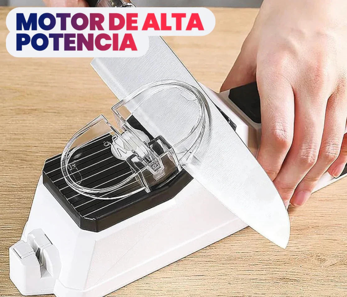 Afilador de cuchillos eléctrico  Powerson® 4 en 1 Recupera el filo perfecto en segundos