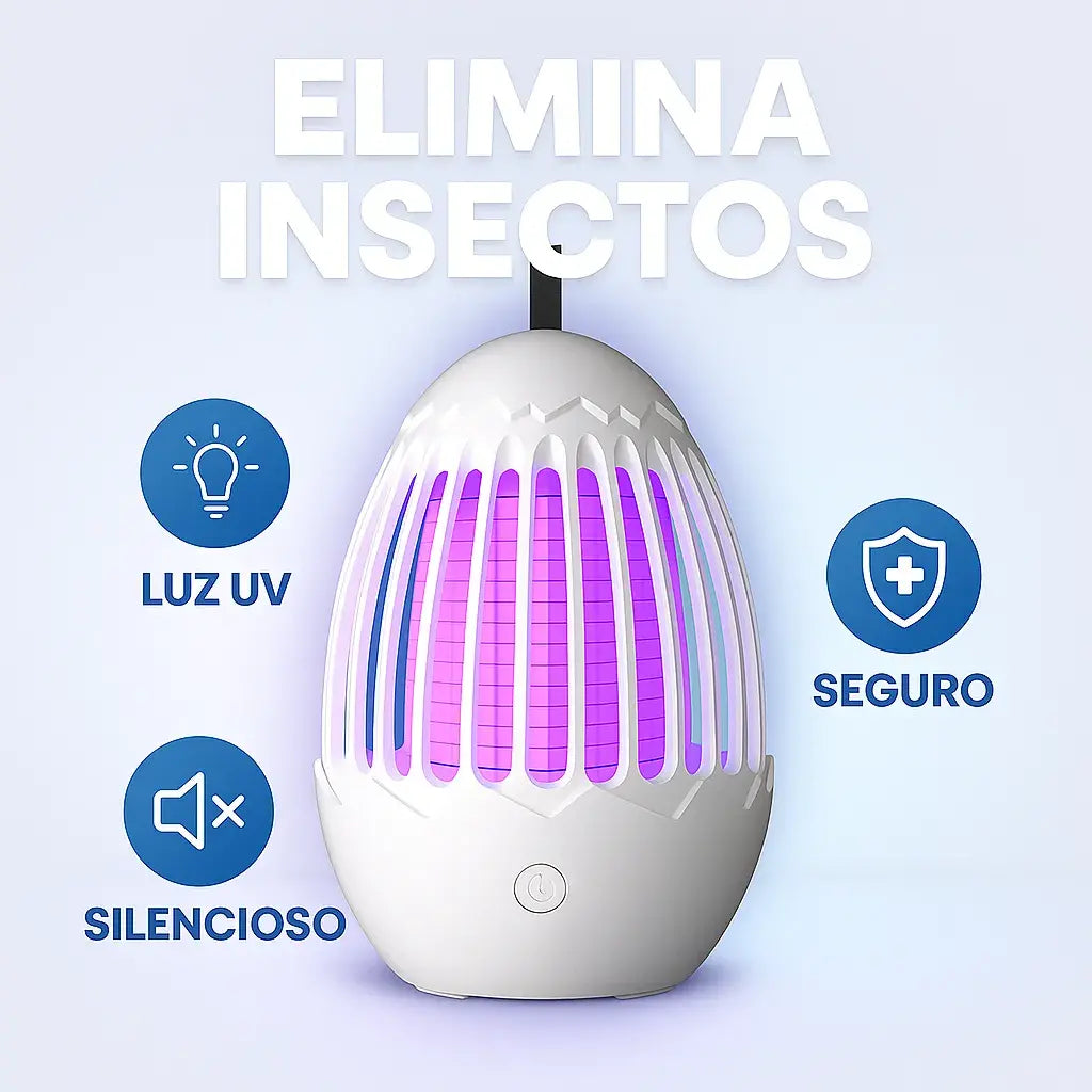 Lámpara Antimosquitos Premium UV – Protección sin químicos y con diseño elegante