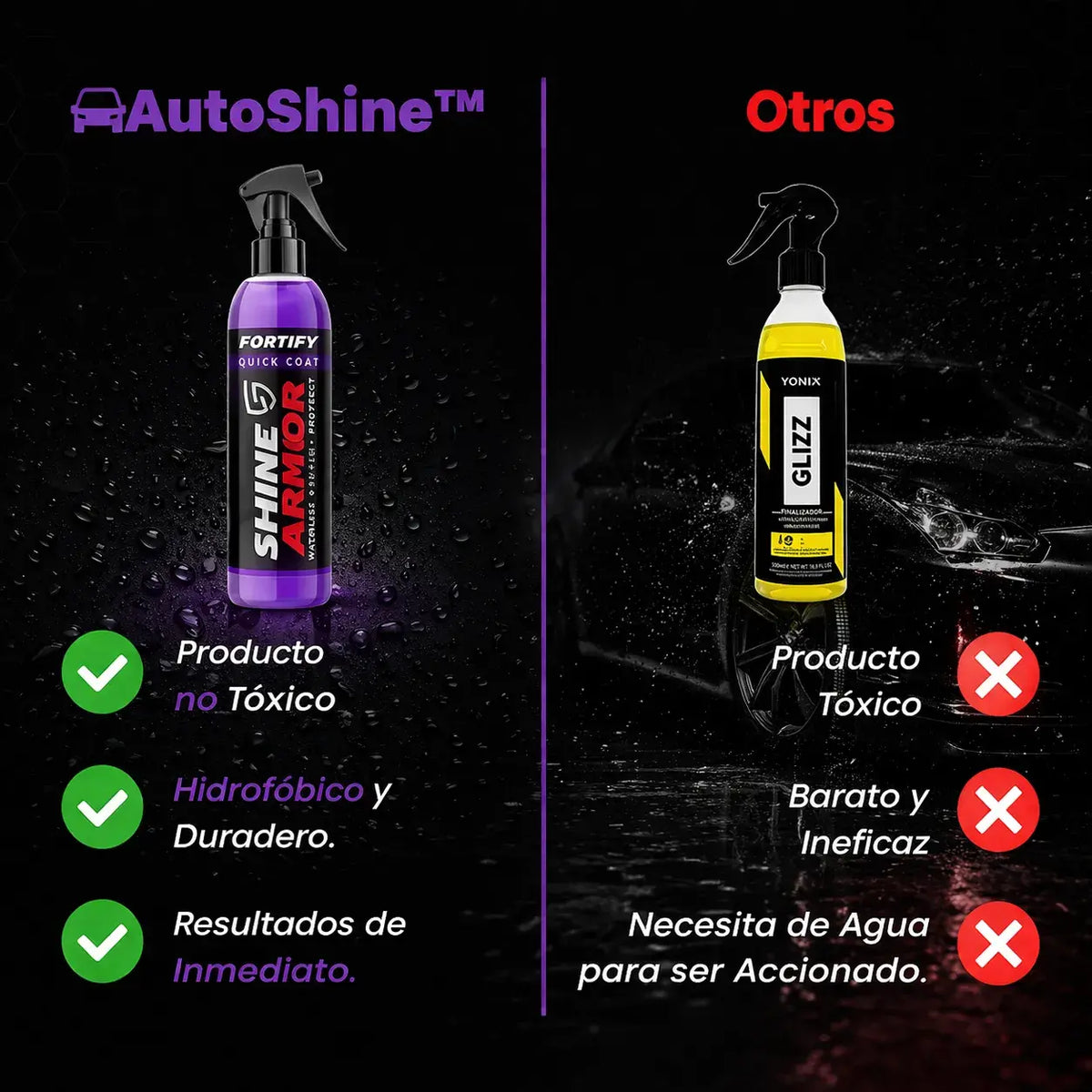2x1 Cera Restauradora de Pintura Shine Armor™ para Carro y Moto: Brillo Profesional y Protección Antirrayas 🚘🏍️