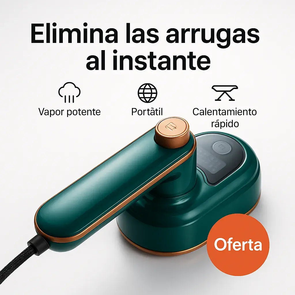 🚨  MINI PLANCHA DE VAPOR COMPACTA Y POTENTE -EDICIÓN PRO
