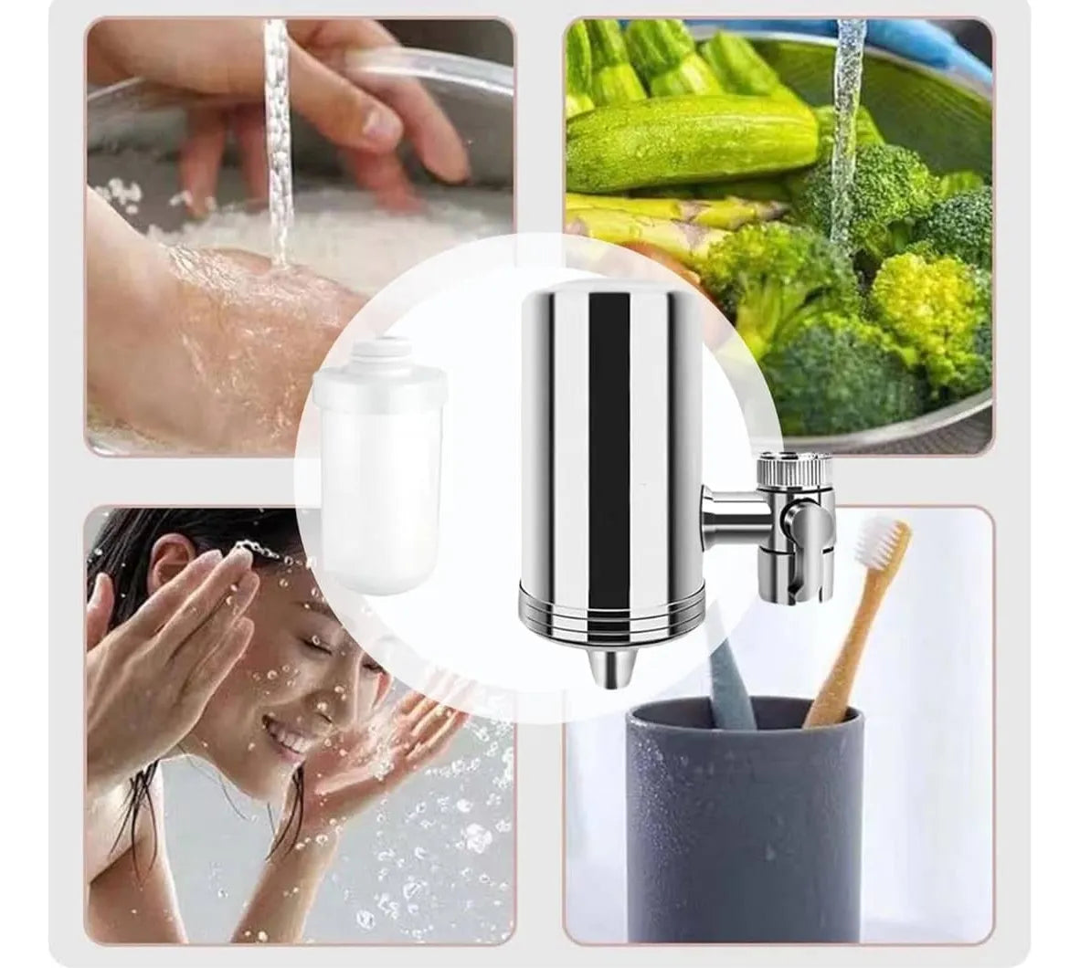 🚨Gran lanzamiento  Purificador AquaSilver™ de Acero Inoxidable