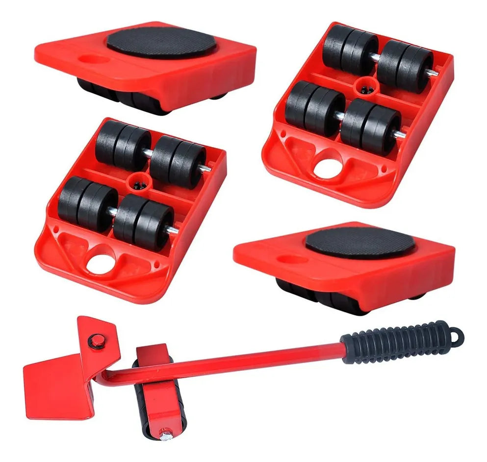 🏆 Set Elevador y Deslizante Multiusos Pro - 5 en 1 | Soporta 350 lbs
