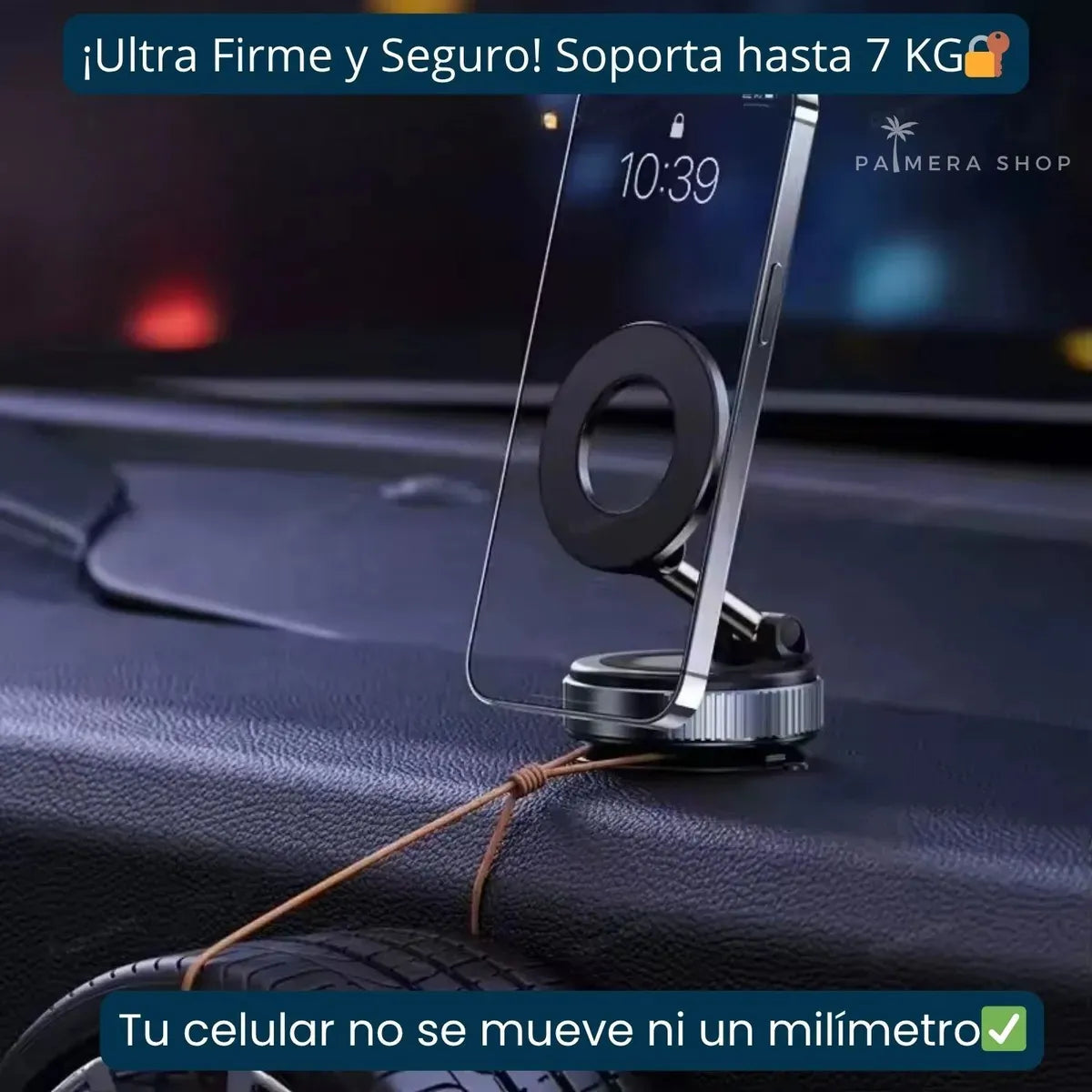 AEROLINK™ – Soporte Magnético 360° con máxima estabilidad.