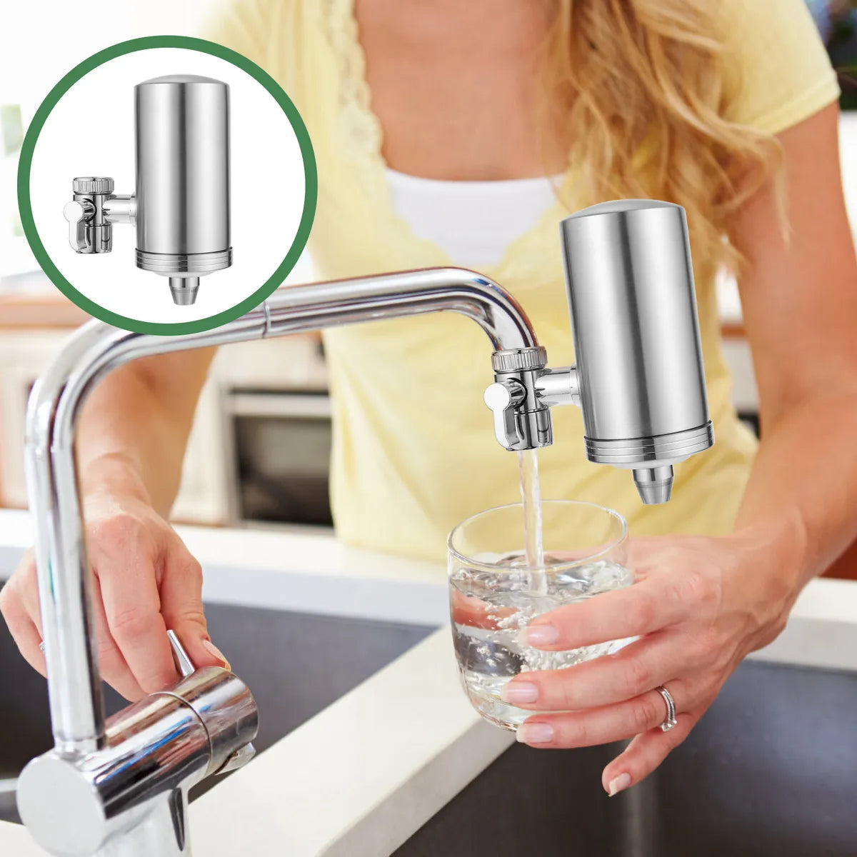 🚨Gran lanzamiento  Purificador AquaSilver™ de Acero Inoxidable