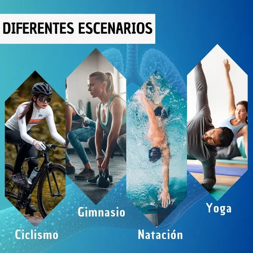 AirVita® Entrenador Respiratorio con Válvula Ajustable para Pulmones Más Fuertes incluye e-book virtual exclusivo