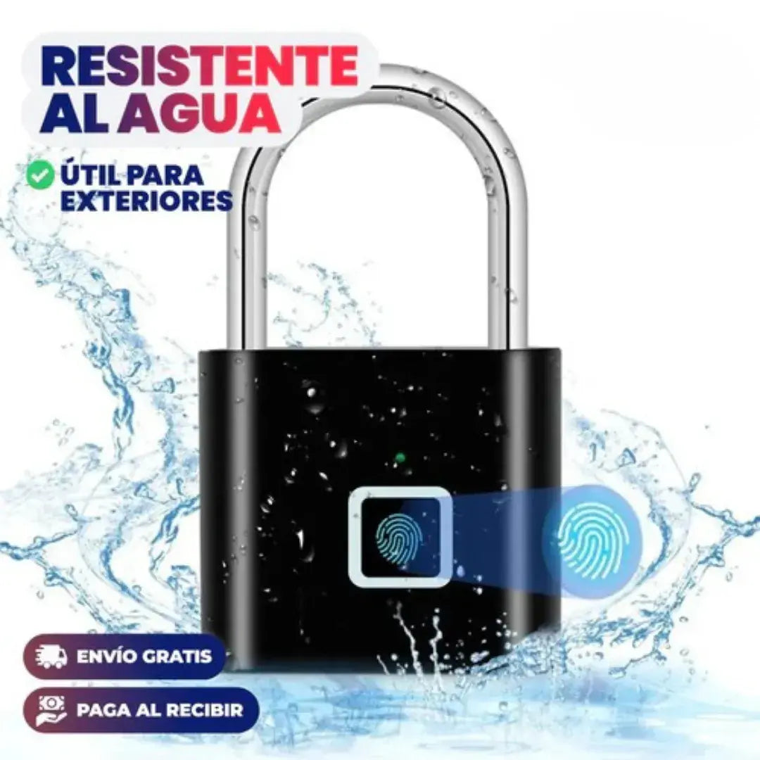🔒CANDADO INTELIGENTE DE HUELLA DIGITAL | SEGURIDAD SIN LLAVES