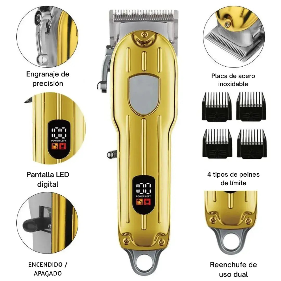 💈Máquina de peluquería profesional inalámbrica con Motor Alemán + Kit completo