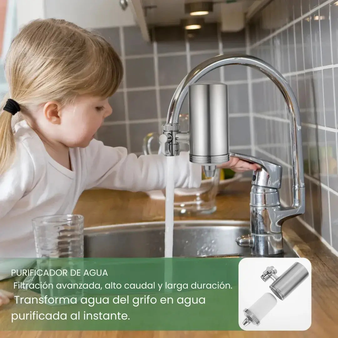 🚨Gran lanzamiento  Purificador AquaSilver™ de Acero Inoxidable