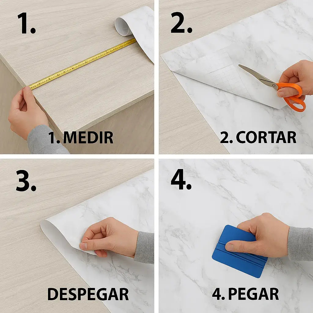 🚨 ¡GRAN LANZAMIENTO! NUEVO PAPEL PVC ADHESIVO CON EFECTO MÁRMOL 60cm X 3m